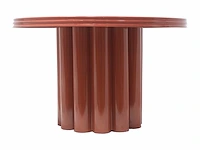 Metalen bijzettafel - terracotta - afbeelding 3 van  3