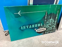Metalen bord "sabena" istanbul - afbeelding 3 van  3
