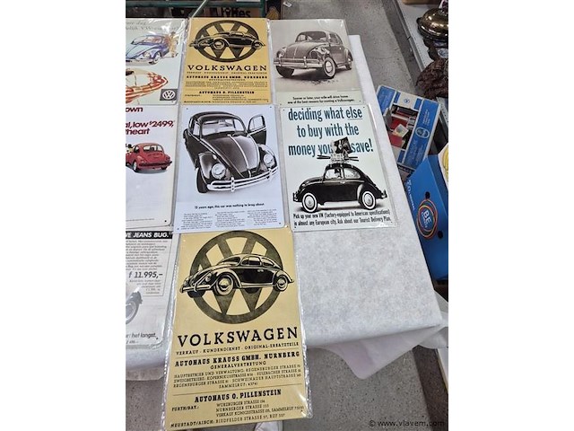 Metalen borden 10 stuks - afbeelding 3 van  3