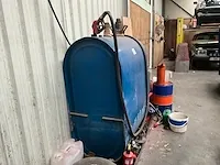 Metalen brandstoftank, pomp en afgiftepistool - afbeelding 4 van  12