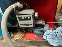 Metalen brandstoftank, pomp en afgiftepistool - afbeelding 9 van  12