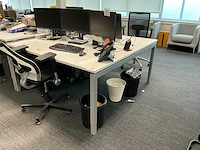 Metalen bureau-eiland - afbeelding 1 van  7