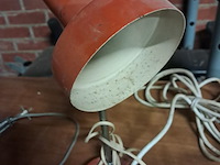 Metalen bureau lamp vintage ø 120mm h 400mm - afbeelding 2 van  2