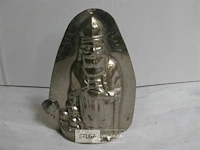 Metalen chocolade gietmal sint figuur - afbeelding 2 van  4