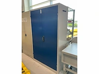 Metalen cp werkkast met inhoud + treston werktafel - afbeelding 12 van  27