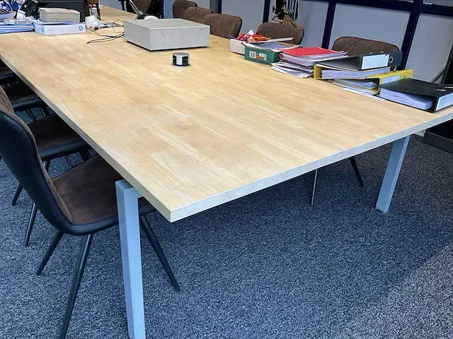 Metalen design bureautafel - afbeelding 1 van  8