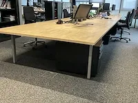 Metalen design bureautafel - afbeelding 1 van  12