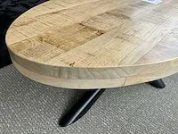 Metalen design salontafel mango (ovaal) - afbeelding 2 van  2