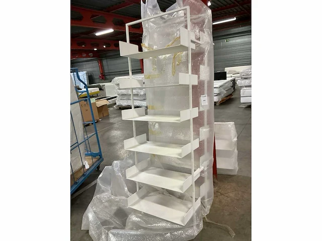 Metalen design wandrekken (4x) - afbeelding 2 van  5