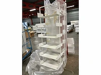 Metalen design wandrekken (4x) - afbeelding 2 van  5