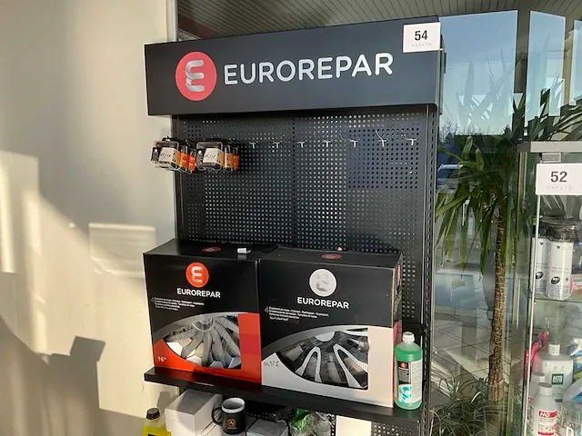 Metalen displayrek eurorepar met inhoud - afbeelding 6 van  13