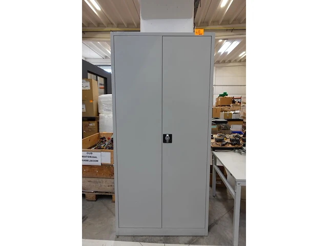 Metalen dossierkast + inhoud - afbeelding 1 van  13