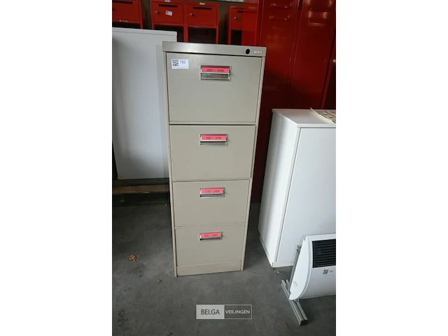Metalen dossierkast met 4 laden - afbeelding 2 van  4