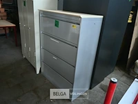 Metalen dossierkast met 4 laden - afbeelding 1 van  3