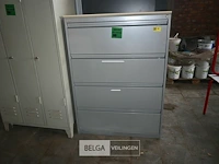 Metalen dossierkast met 4 laden - afbeelding 2 van  3