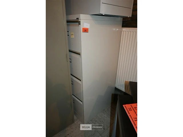 Metalen dossierkast met 4 lades - afbeelding 2 van  2