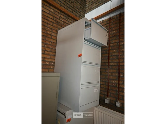 Metalen dossierkast met 4 lades - afbeelding 1 van  4