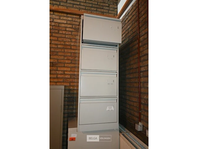 Metalen dossierkast met 4 lades - afbeelding 2 van  4