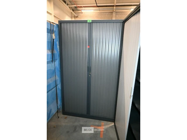 Metalen dossierkast met roldeuren - afbeelding 1 van  4