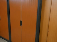 Metalen dossierkast met roldeuren - afbeelding 1 van  4