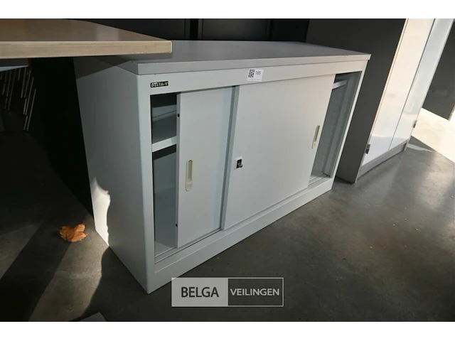 Metalen dossierkast met schuifdeuren - afbeelding 2 van  4