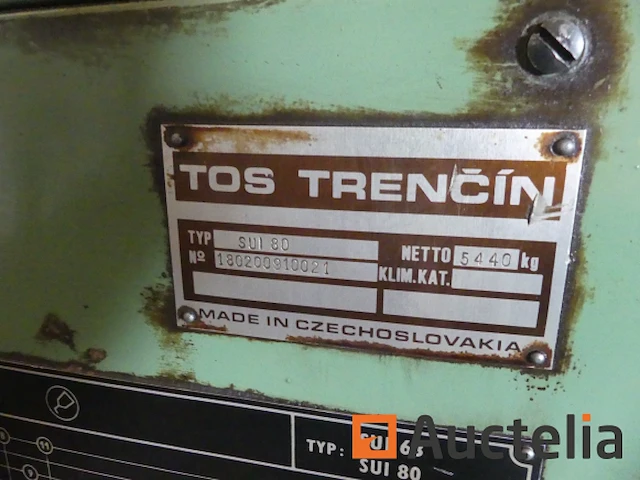Metalen draaibank & accessoires tos trencini sui 80 - afbeelding 11 van  19