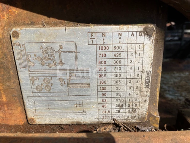 Metalen draaibanken 1501 - 3000 mm demoor - afbeelding 7 van  10