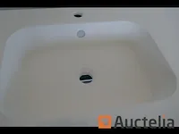 Metalen frame voor badkamermeubel + lavabo - afbeelding 1 van  4