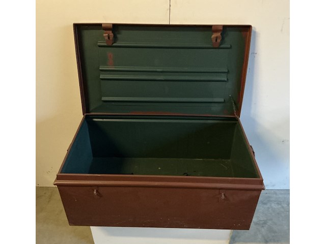 Metalen gereedschapskist met 2 handvaten - afbeelding 2 van  2