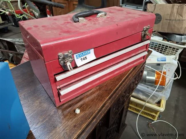 Metalen gereedschapskoffer - afbeelding 2 van  2