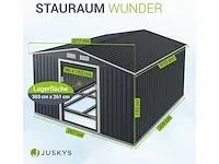 Metalen gereedschapsschuur - 8,25 m² - afbeelding 2 van  2