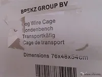 Metalen hondenbench - afbeelding 2 van  3