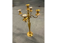 Metalen kandelaars (12x) - afbeelding 2 van  3