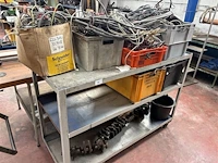 Metalen kar met kabel en krukassen - afbeelding 1 van  8