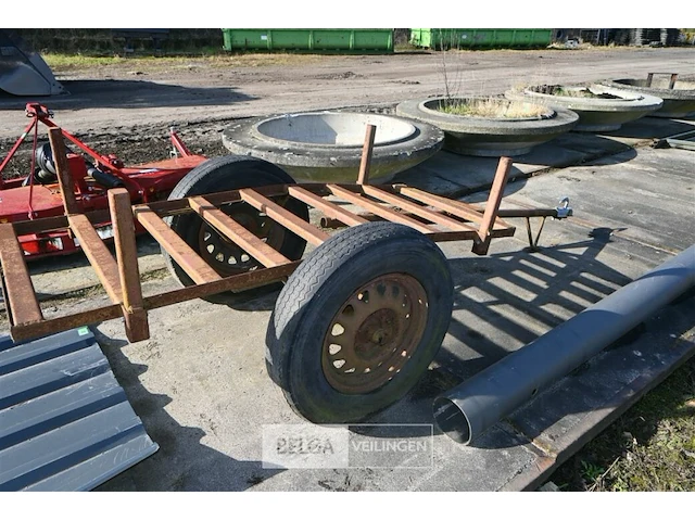 Metalen kar/aanhangwagen - afbeelding 2 van  6
