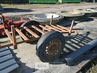 Metalen kar/aanhangwagen - afbeelding 2 van  6