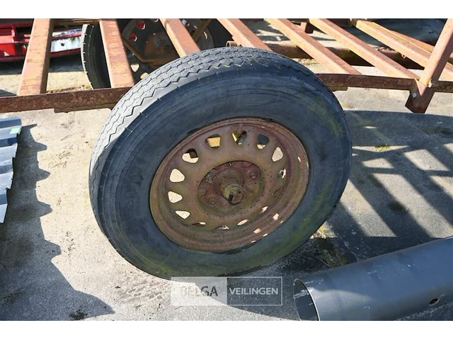 Metalen kar/aanhangwagen - afbeelding 4 van  6