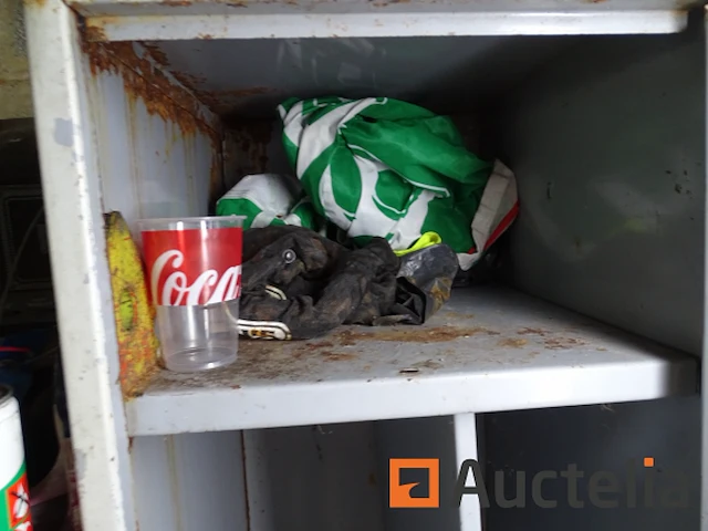 Metalen kast en zijn inhoud - afbeelding 4 van  14