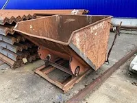 Metalen kip-container - afbeelding 2 van  2
