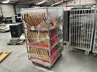Metalen klapstoel (60x) in transportkar - afbeelding 6 van  6