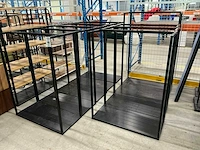 Metalen kledingrek (9x) - afbeelding 1 van  6