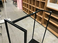 Metalen kledingrek (9x) - afbeelding 4 van  6