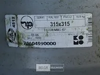 Metalen kooi met pvc hulpstukken - afbeelding 4 van  6