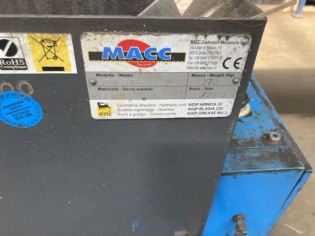 Metalen kortzaagmachine macc - afbeelding 7 van  7