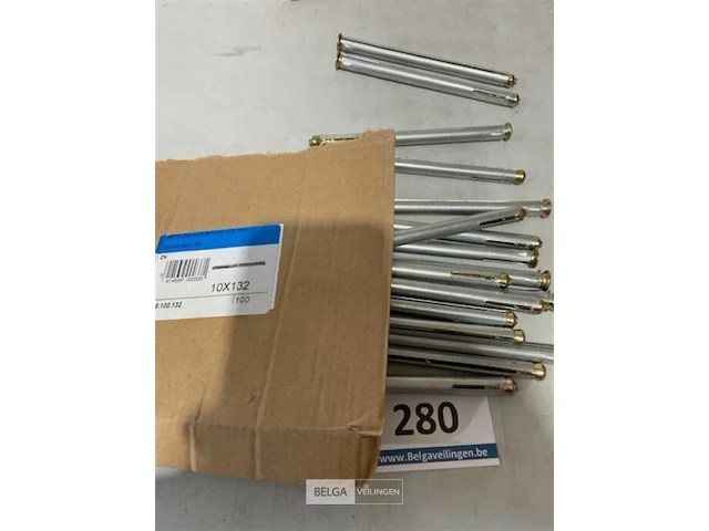 Metalen kozijnplug 10 x 132 100 stuks - afbeelding 3 van  3