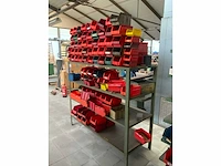 Metalen legbordstelling met grijpbakken - afbeelding 4 van  10