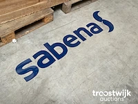 Metalen letters en logo "sabena" - afbeelding 2 van  3