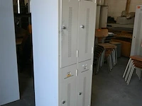 Metalen lockerkast voor 4 personen