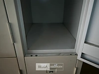 Metalen lockerkast voor 4 personen - afbeelding 5 van  5