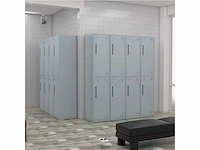 Metalen lockers metalen locker garderobe met sleutel - afbeelding 8 van  9